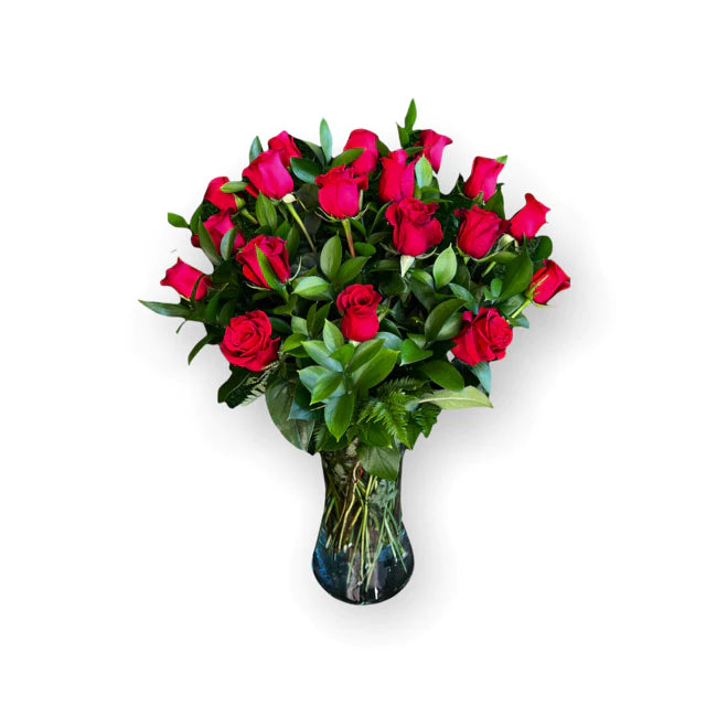 Roses By The Dozen-Heartfelt collection of roses for celebrating love on anniversaries, mixed colors available