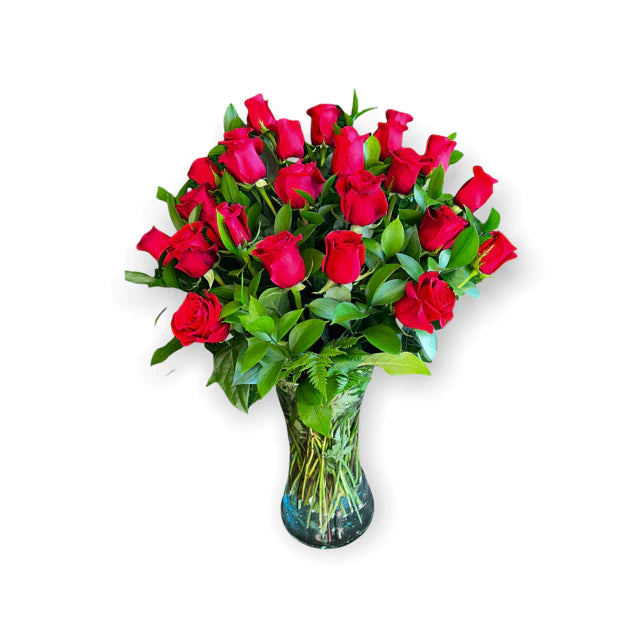 Roses By The Dozen-Heartfelt collection of roses for celebrating love on anniversaries, mixed colors available