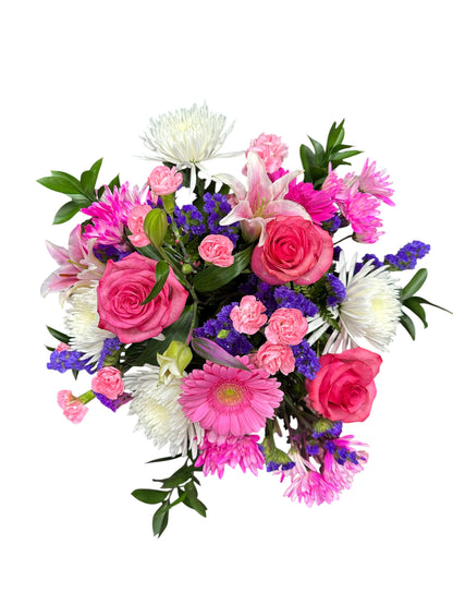 Pink Gerba Vase