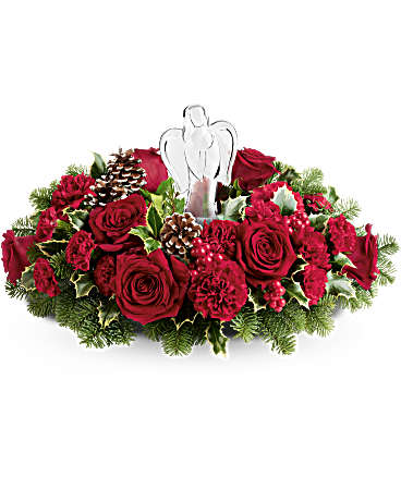 Teleflora's Evergreen Blooms Bouquet